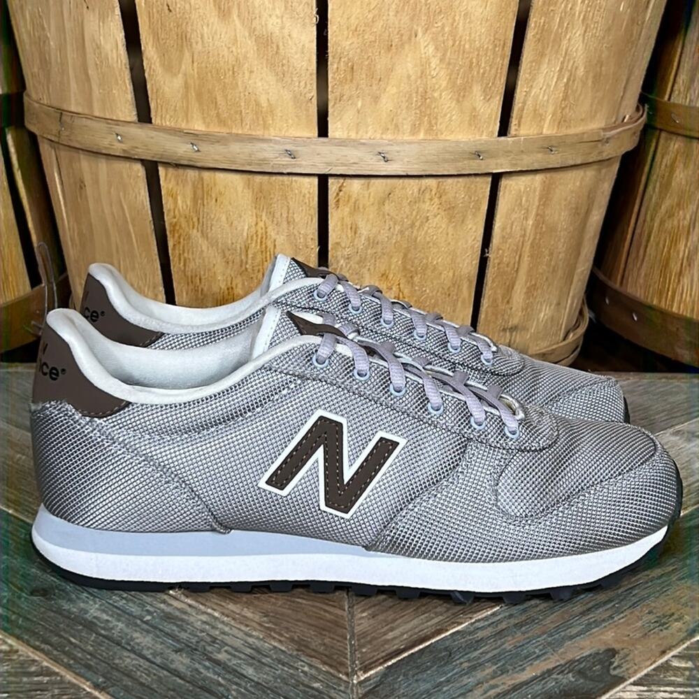 New Balance 311 Taupe Gray Brown Cushioned Casual Sneakers Womens Size 9.5
